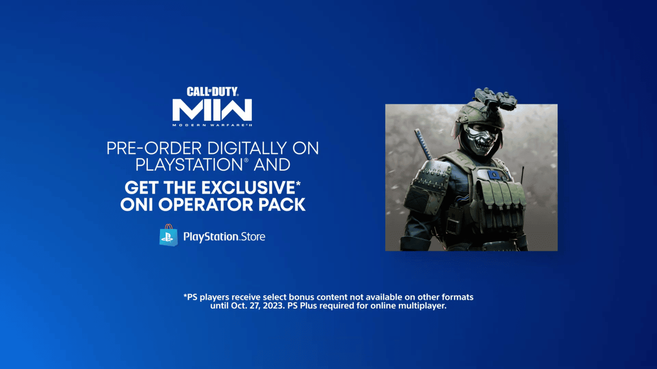 Modern Warfare 2 & Warzone 2.0 PlayStation Exclusive Content Revealed
